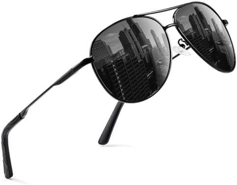 Sunglasses Men Polarized Aviator Sunglasses for Men Women Fishing Driving Sun glasses Metal Frame UV400 Protection