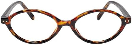 TIJN Olisa Blue Light Blocking Glasses for Women Men Oval Glasses Frame Bluelight Glasses for Gaming/Computer/Screen