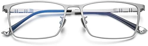 Titanium Glasses Frame For Men Square Eyewear Full Optical Eyeglasses F85641