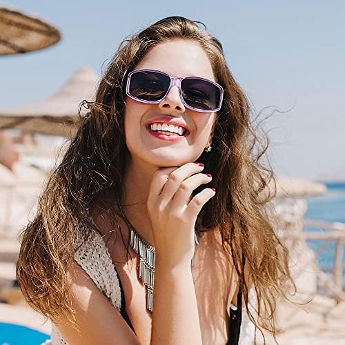 URUMQI Polarized Sunglasses Fit Over Glasses For Men Women Wrap-around Driving Sunglasses 100% UV Protection