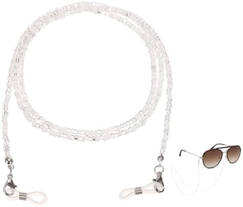uxcell Eyeglass Chains for Women Eyeglass Holder Bead Chains Adjustable Sunglasses Lanyards Holder Chains for Glass