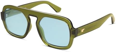 VANLINKER Oversized Retro Square Aviator Sunglasses for Women Men 70s Vintage Style Trendy Big Flat Top Sun Glasses VL9826