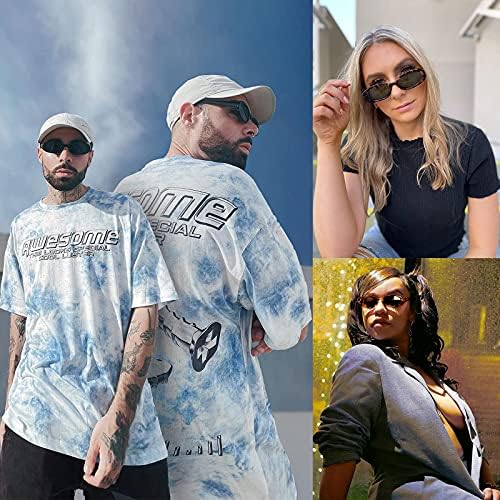 VANLINKER Polarized Retro Oval Sunglasses For Women And Men Small 90s Style VL9580