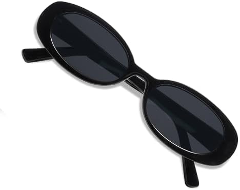 VANLINKER Polarized Retro Oval Sunglasses for Women and Men Small 90s Style VL9580