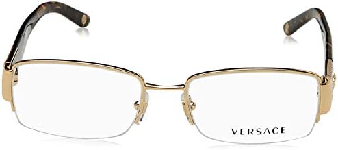 Versace VE 1175B Eyeglasses W/Gold Frame And Non- 53 Mm Diameter Lenses