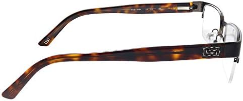 Versace VE 1184 1269 Brushed Brown Metal Rectangle Eyeglasses 53mm