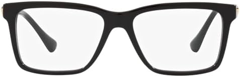 Versace VE 3328 GB1 Black Plastic Rectangle Eyeglasses 56mm