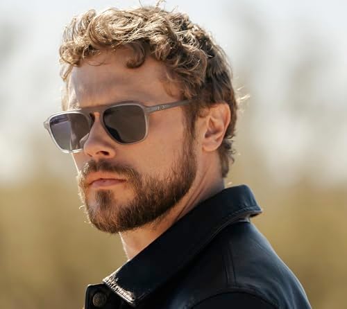 WearMe Pro Polarized Modern Aviator One-Bridge Square Mens Sunglasses