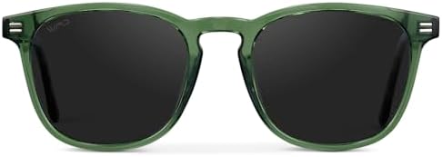WMP Eyewear - Men's Polarized Modern Rounded Square Sunglasses