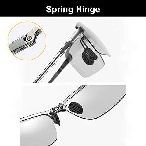 YIMI Polarized Photochromic Driving Z87 Sunglasses For Men Women Day And Night Safety Glasses