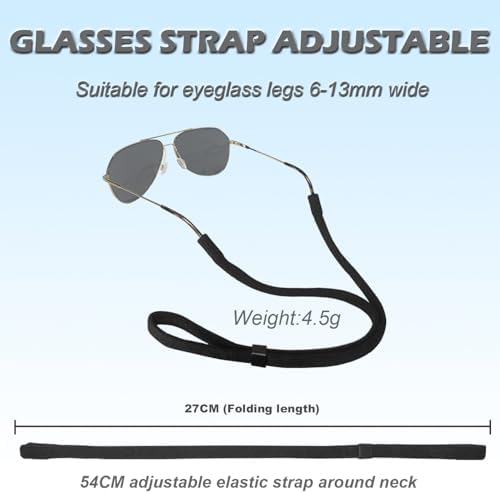 YINVA Glasses Strap Lanyard Eyeglasses Strap For Men Women Kids Eye Glasses Holders Around Neck Sunglasses Strap Grips