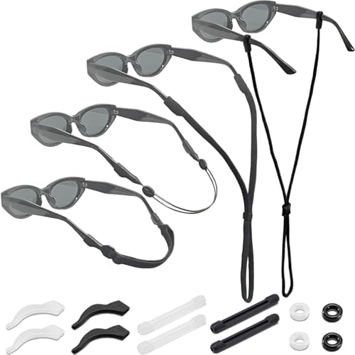 YINVA Glasses Strap Lanyard Eyeglasses Strap for Men Women Kids Eye Glasses Holders around Neck Sunglasses Strap Grips