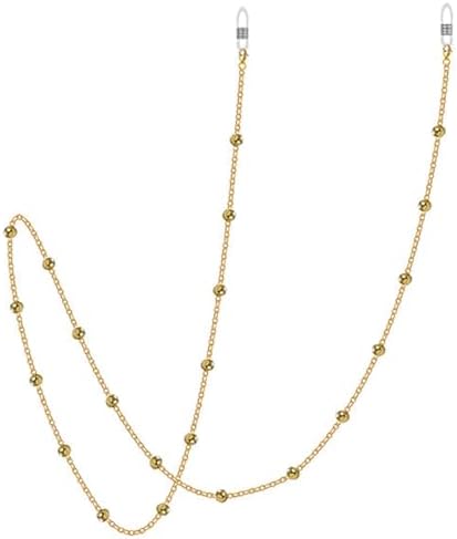 ZOORON Eyeglass Chains For Women Premium Beaded Eyeglass Necklace Chain Cord Eye Glasses String Holder