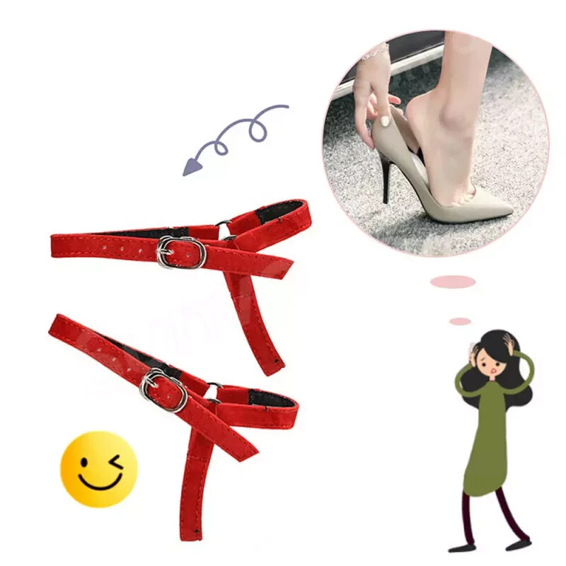 1 Pair High Heels Locking Belt Positioning High-Heeled Shoes Restraints String