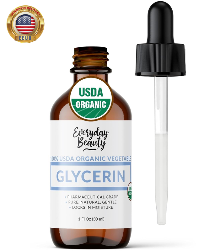 100% Organic Glycerin - for Skin & Hair - Food Grade - USDA Certified - Not from
