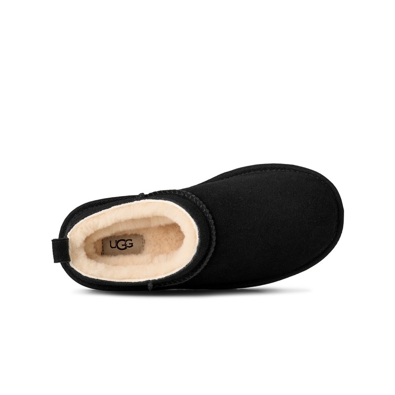 [1174410K-BLK] UGG Australia (Black) Classic Micro Kids Boots Shoes