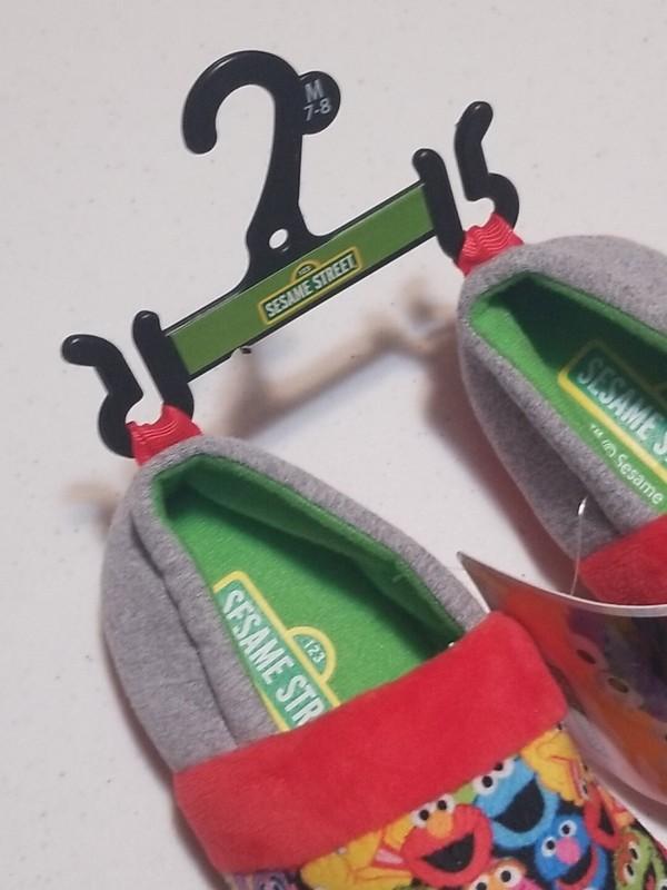 123 Sesame Street Toddler Slippers Size 7-8 Multiple Characters Brand New W/ Tag