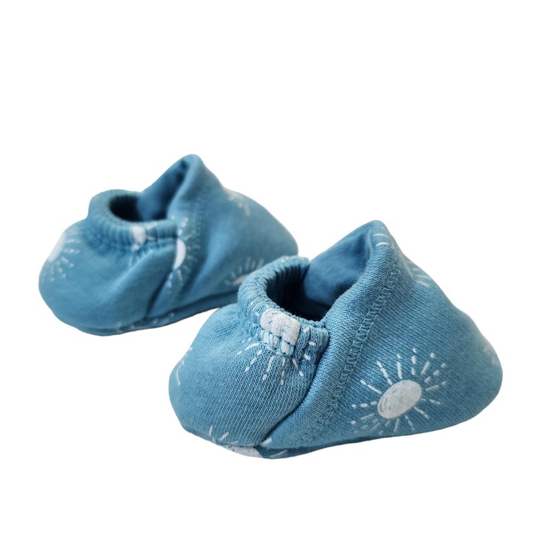 2 Moon And Stars Rainbow Baby Booties 0 Pink In Gift Box