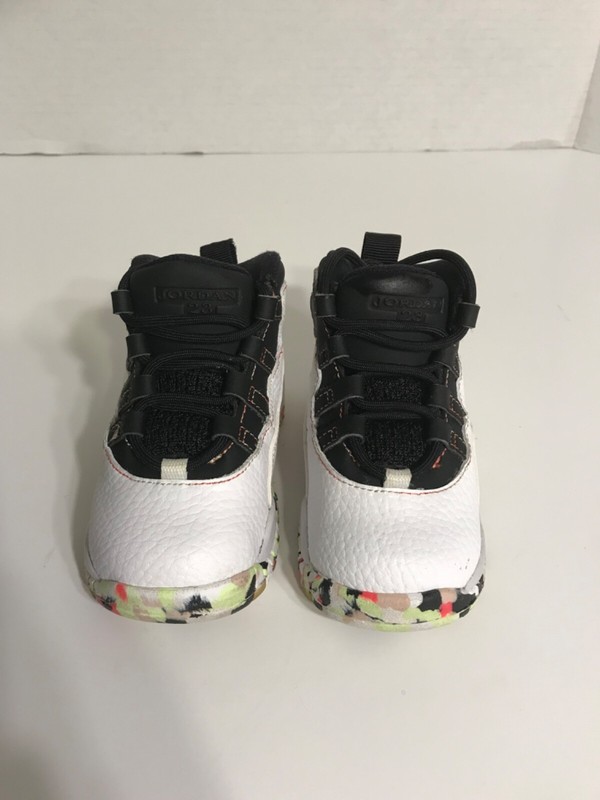 2019' Nike Air Jordan X Retro "Ember Glow" Edition Infant Toddler No Box Scratch