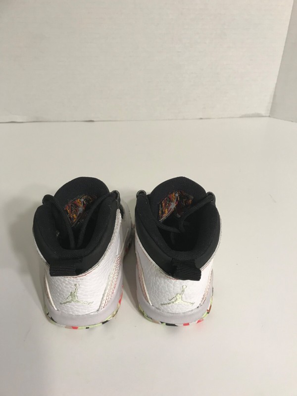 2019' Nike Air Jordan X Retro "Ember Glow" Edition Infant Toddler No Box Scratch