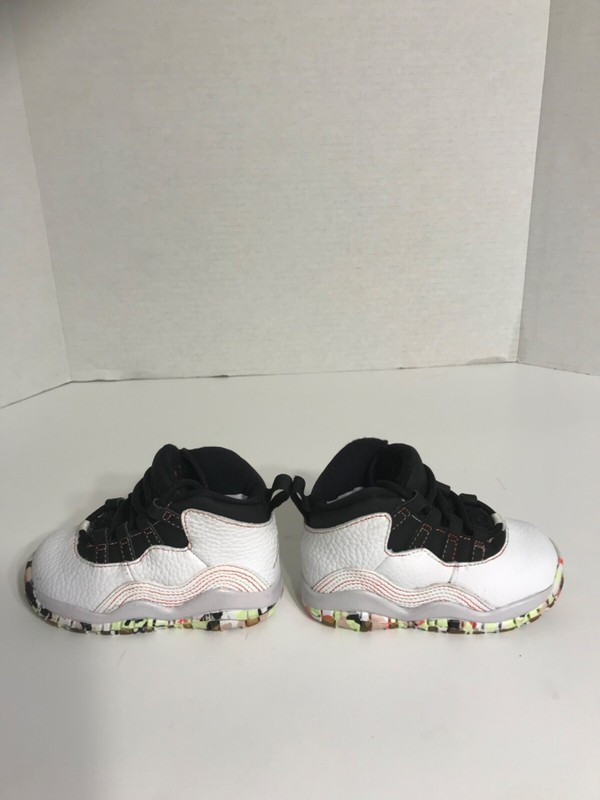 2019' Nike Air Jordan X Retro "Ember Glow" Edition Infant Toddler No Box Scratch