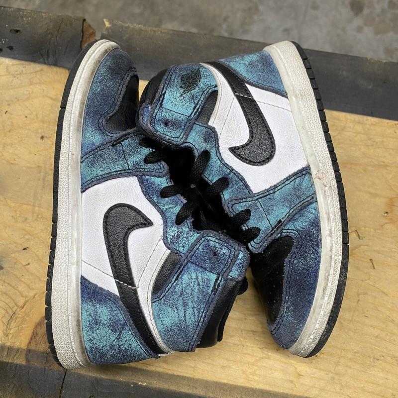 2020 Nike Air Jordan 1 High OG Tie-Dye Black Aurora Toddler SZ 10C (CU0450-100)