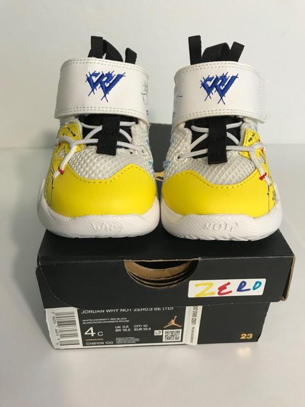 2020’ Nike Air Jordan Why Not Zero.3 SE (TD) “University Red” Infant Toddler 4C