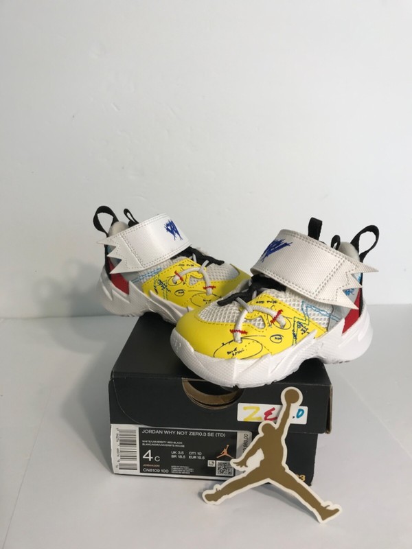 2020’ Nike Air Jordan Why Not Zero.3 SE (TD) “University Red” Infant Toddler 4C