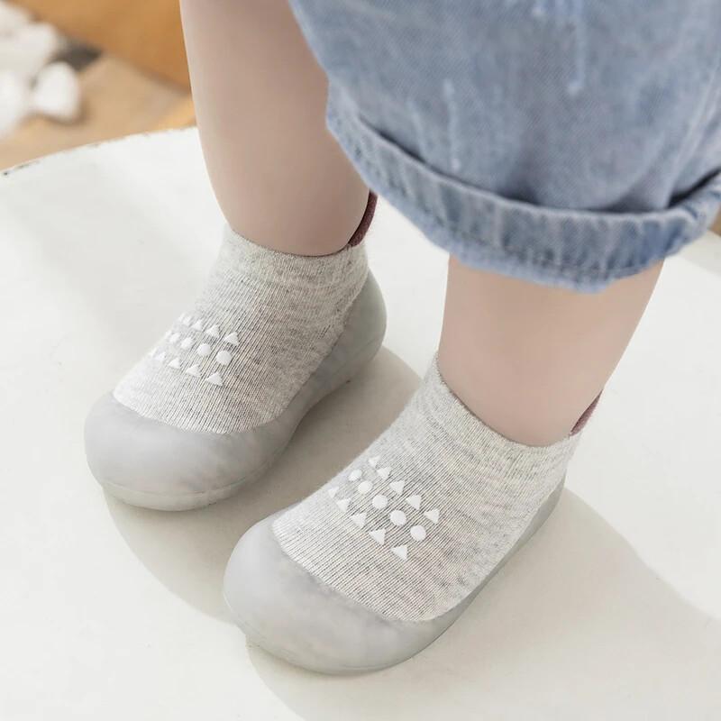 2025 Autumn Baby Toddler First Walking Sock Shoes Girls Boys Soft Sole Non Slip