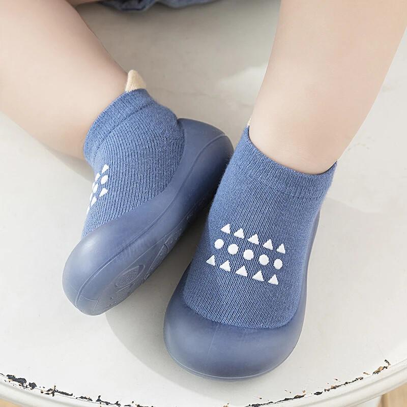 2025 Autumn Baby Toddler First Walking Sock Shoes Girls Boys Soft Sole Non Slip