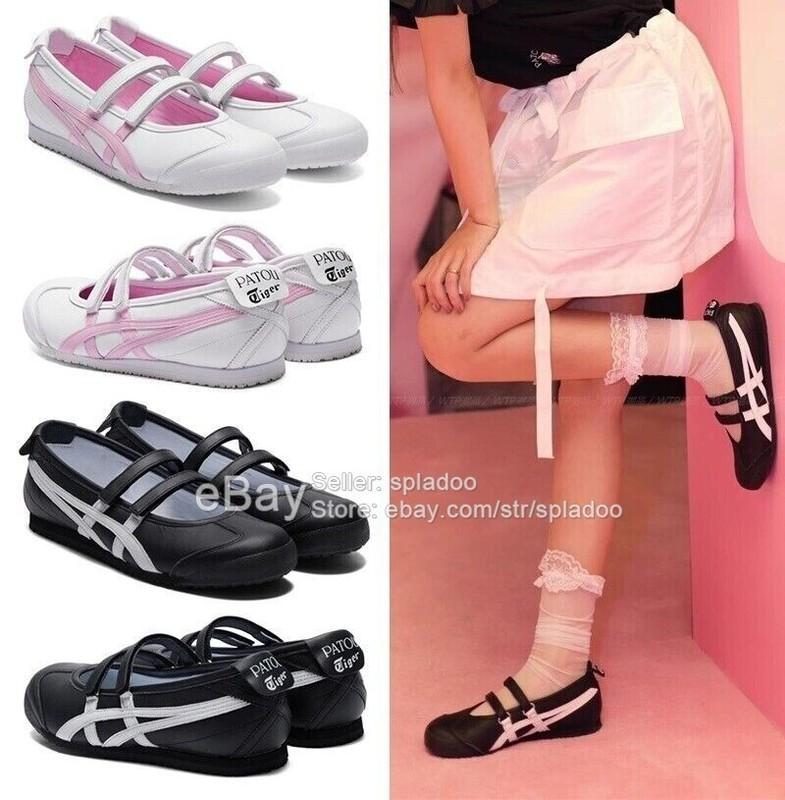 2025 Patou X Mexico 66 Ballerina Onitsuka Tiger Shoes 1183C379-101 White/pink