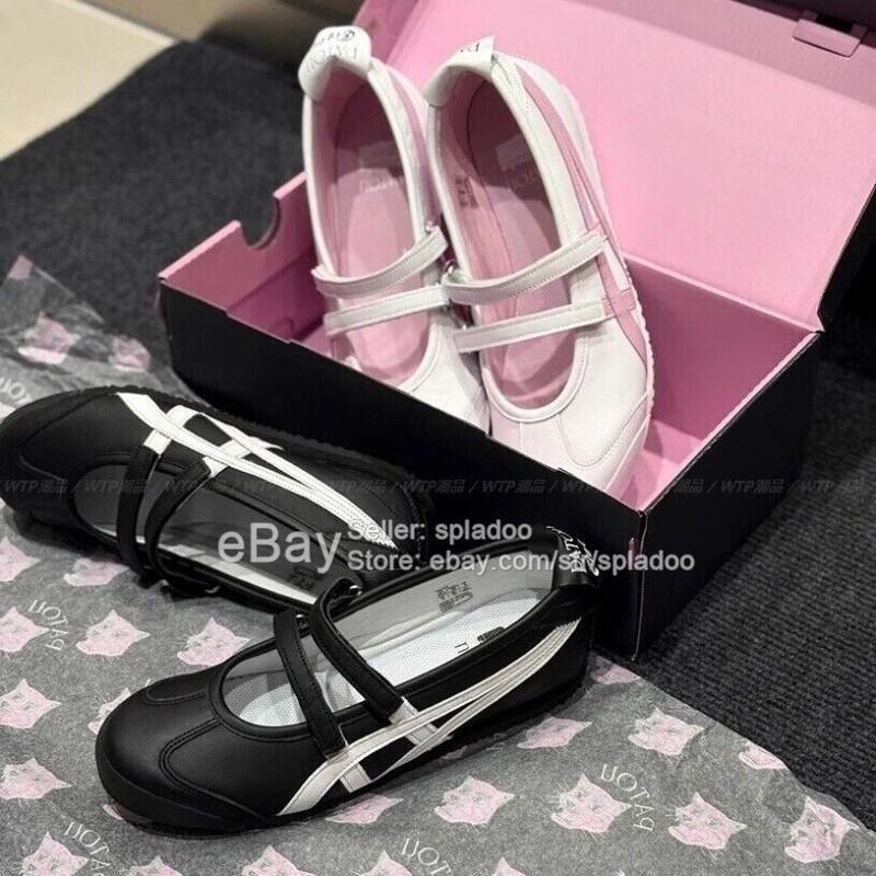 2025 Patou X Mexico 66 Ballerina Onitsuka Tiger Shoes 1183C379-101 White/pink