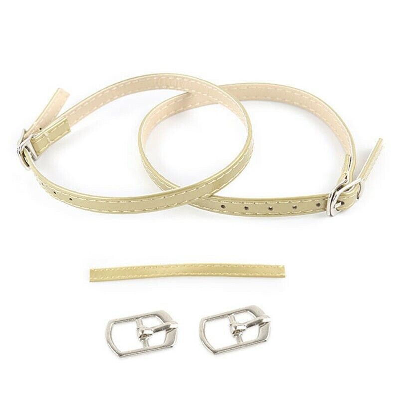 2Pcs Detachable Shoe Straps Heels Buckle Belt Removable Ankle Strap Pump Decors