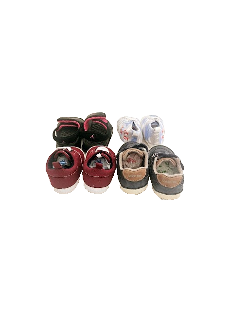 3 Pair Of Toddler And Infant Boys Shoes And 1 Pair Of Sandals Size 6-12M 3C 4M