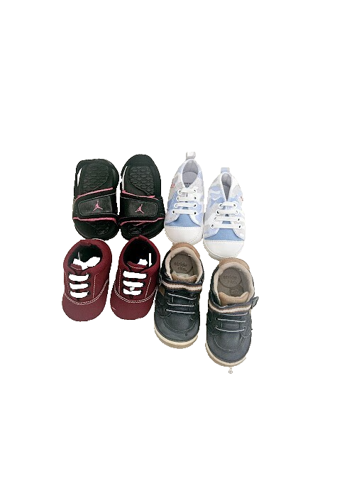 3 pair of Toddler and Infant Boys shoes and 1 pair of sandals Size 6-12M 3C 4M