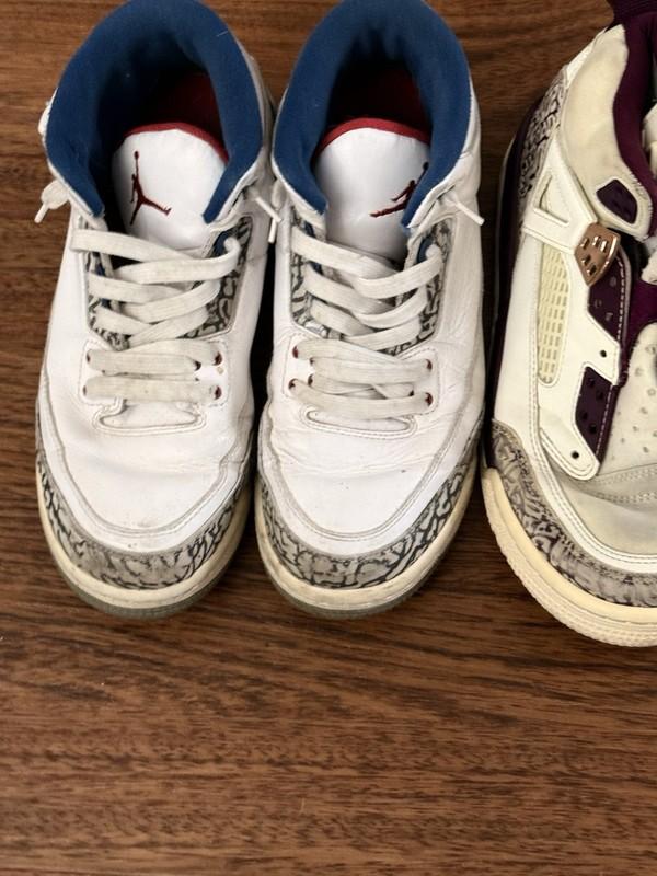 3 Pairs Of Size 7y Jordans