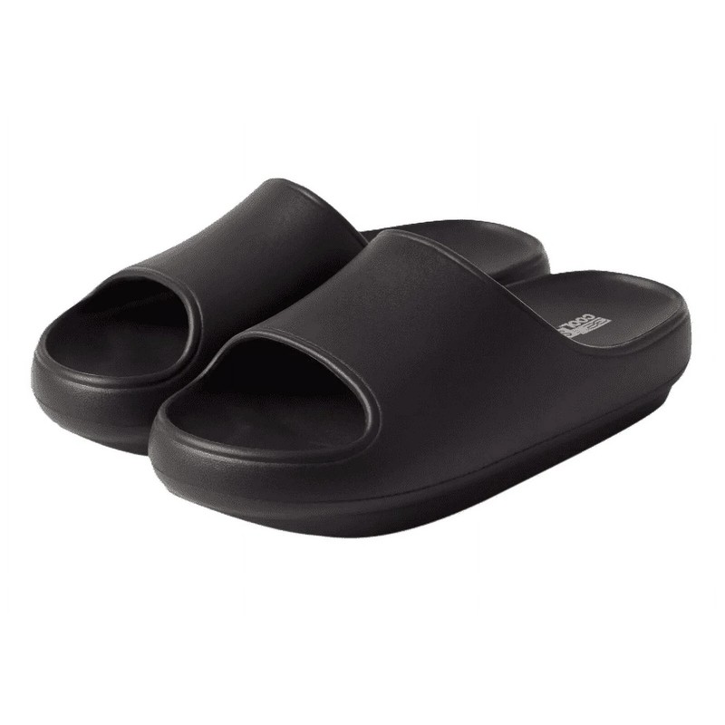 32 Degrees Unisex Cushion Slide Sandal Indoor Outdoor Shower Friendly BLACK