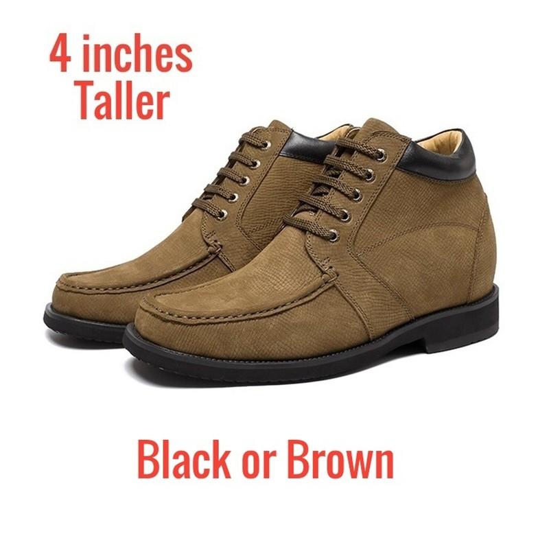 4 Inches Men Height Increasing Sports Athletic Elevator Shoes Size 9 10 11