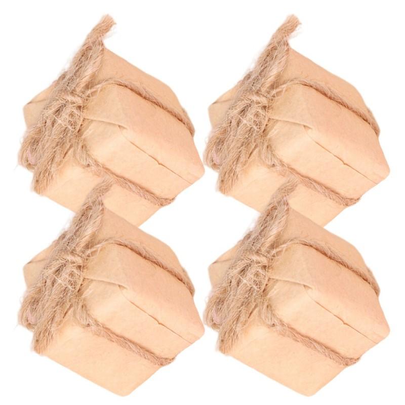 4 Pcs Doll House Mini Gift Box Dollhouse Accessories Decor