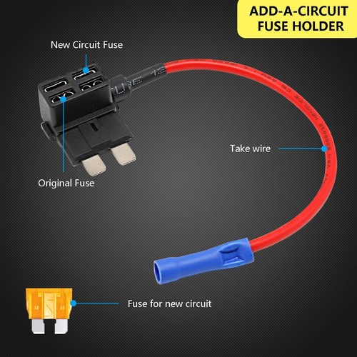 4 Types Add-a-Circuit Fuse Tap Adapter With Standard & Mini & Low Profile NO