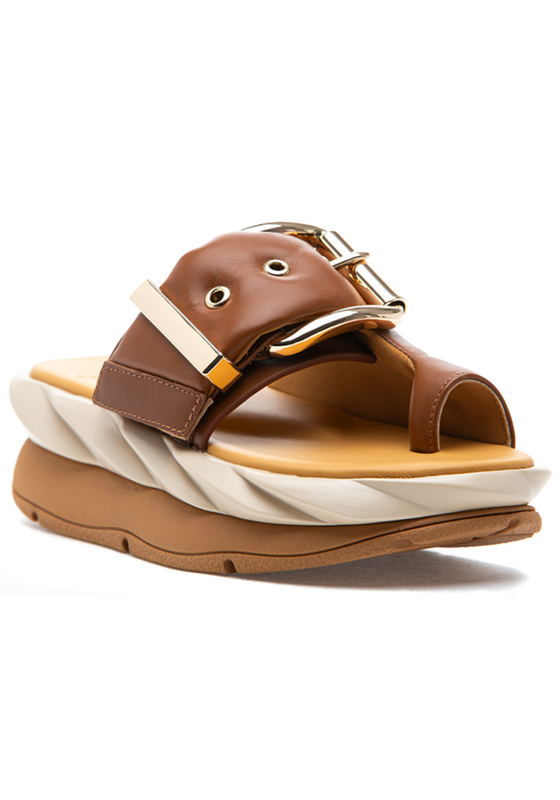 4CCCCEES Mellow Glow Brown Sandal Women's Sizes 36-41/6-11/NEW