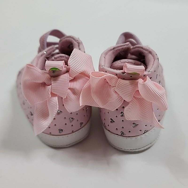 6-9M Glitter Heart Sneakers