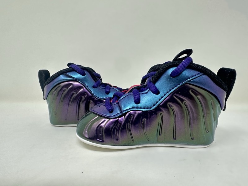 644790 602 Nike Little Foamposite One Lil’ Posite One Rush Pink Baby Shoes 2C