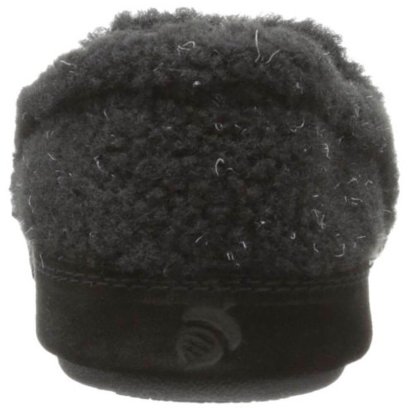 Acorn Kid's Moccasins Colby Gore Slip On Black Berber K12/13 (A10036ACE12-13)
