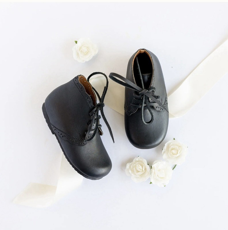 Adelisa & Co Primavera Boots Black Size 20 US 5 NWOB