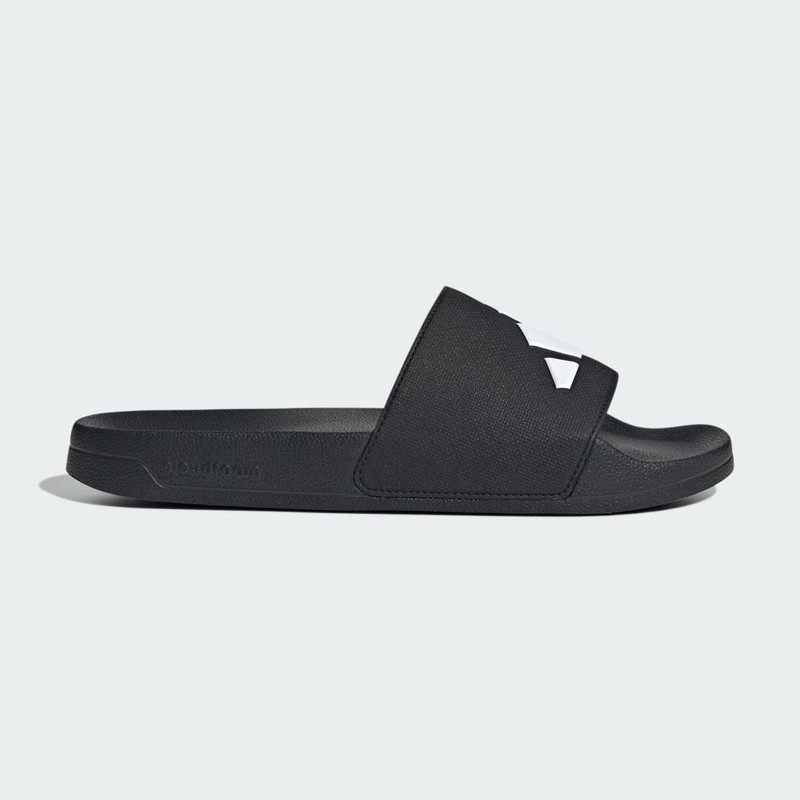 Adidas Adilette Core Black & White Cloudfoam Shower Slides