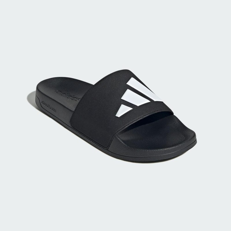 Adidas Adilette Core Black & White Cloudfoam Shower Slides
