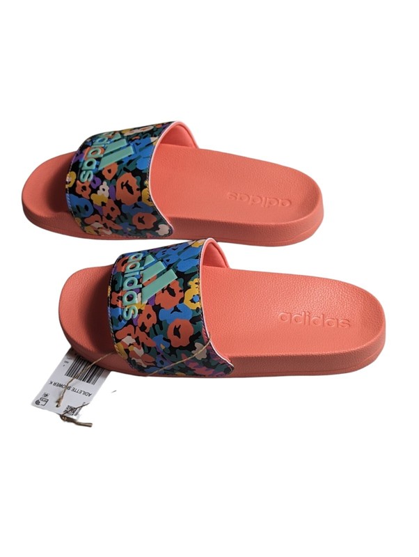 Adidas Adilette Shower Sandals Slides Youth Kids Size 4 ID4490 New With Tag
