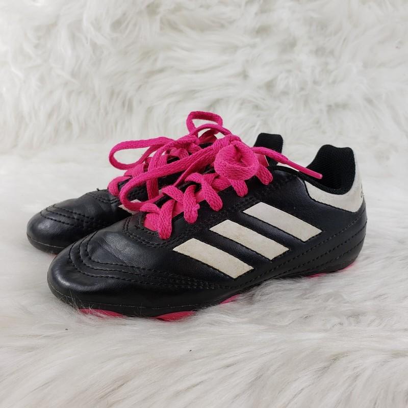 ADIDAS Black Pink Soccer Cleats Little Kids Size US 11K EUR 28.5