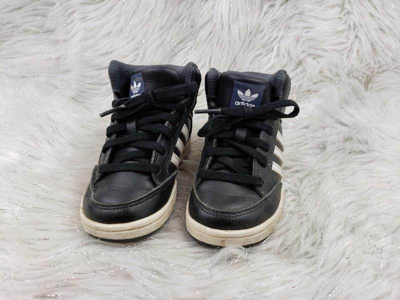 ADIDAS Black White Hi Top Athletic Sneakers Toddler Kids Size 8K